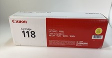 Canon Genuine 118 Yellow Toner Cartridge Compatible with MF726c 729c 8350c 8380c