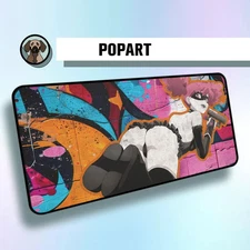 Premium PopArt Mousepad | Anime Illustration Pop Step Deskmat