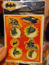 Vintage Hallmark Stickeroni MIP stickers Batman Robin hanging