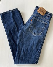 Vtg 90s Levis 517 Blue Jeans Orange Tab Mens 30x33 Straight Leg Distressed USA