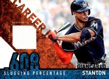 2015 Topps #CRH-GSN Giancarlo Stanton Career High Relics (Series One)