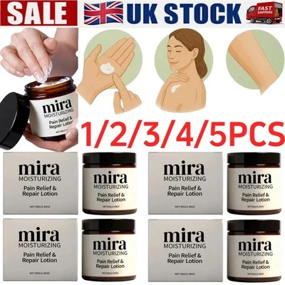 Mira Pain Relief Lotion,Mira Organics Cream Skin Repair Cream for All Skin Types