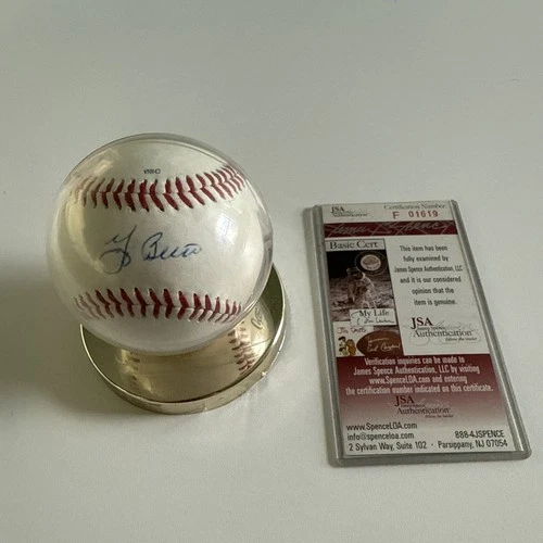 Yogi Berra Signed Rawlings Major League Baseball - JSA Cert