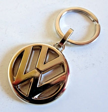 VW ORIGINAL Schlüsselanhänger chrom VW LOGO Emblem 34mm Anhänger