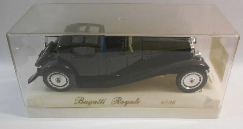 Solido 1/43 Scale Metal Model - SO72 BUGATTI ROYALE 4036 BLACK - Image 2 of 2