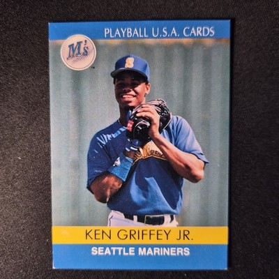 1991 Playball U.S.A. #91-17 Ken Griffey Jr. Seattle Mariners Minor Corner Dings 
