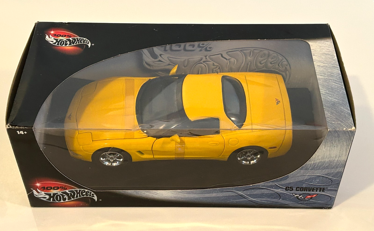 Hot Wheels C5 Corvette Yellow 1 18 Scale for sale online | eBay