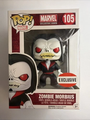 FUNKO POP! Zombie Morbius 105 Marvel Collector Corps Exclusive Spider-Man Vampir