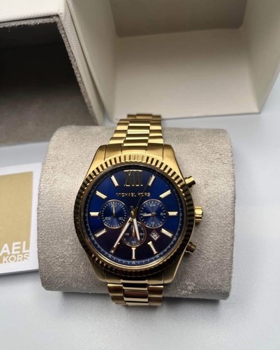 Michael Kors oversized Lexington MK9153 Men Gold Stainless Steel watch