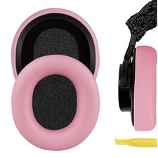 Geekria Protein Leather Ear Pads for SONY MDR-7506 MDR-V6, V7 Headphones Pink 