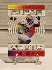 2021 Panini Illusions - Clear Shots Aaron Donald #CS-4