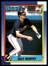 Dale Murphy 1990 Topps #750 Atlanta Braves MLB READ FREE SHIPPING AutographDen