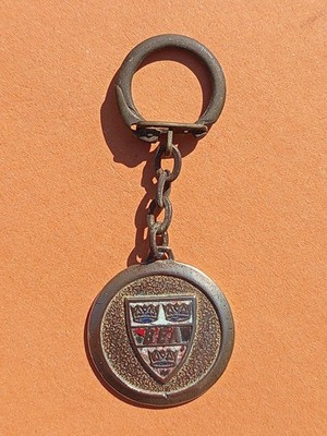 Schlüsselanhänger Metall - B.E.A. 129 CHAMPS ELYSEES PARIS Wappen 3 Kronen