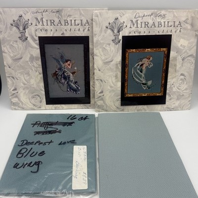 Mirabilia Cross Stitch Patterns Blue Deepest Love & Midsummer Night Fairy