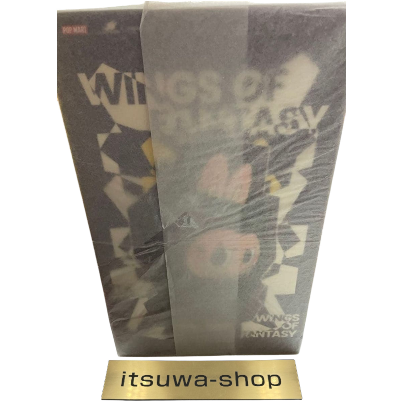 New Pop Mart Labubu × Pronounce Wings Of Fantasy Vinyl Plush Doll 38cm 