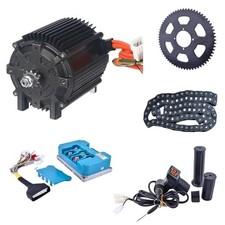 Kunray 72V 5000W Electric Brushless DC Motor Kit Temperature Sensing Motor Elect