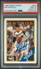 1988 Topps Tiffany #250 Nolan Ryan signed auto card PSA DNA 9 10
