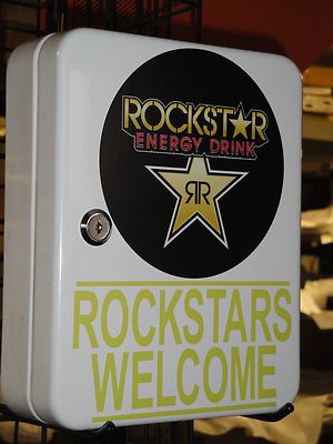 ROCKSTAR ENERGY DRINK KEY BOX NEW