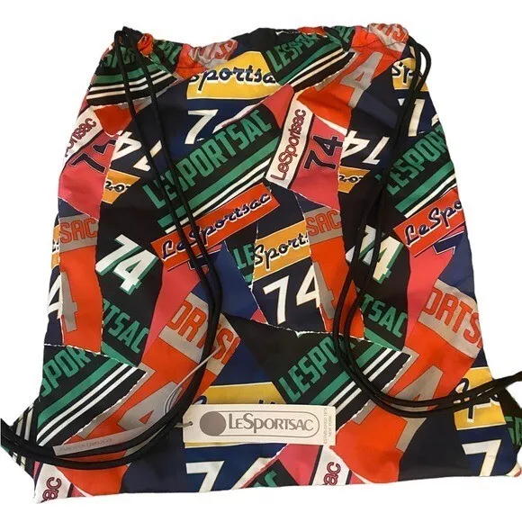Lesportsac clearance drawstring backpack