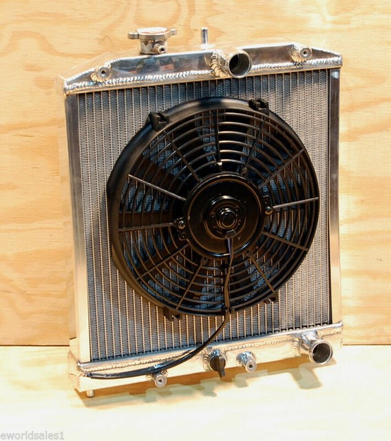 9200 Honda Civic Integra EG SI Aluminum Racing Radiator + FAN 9401