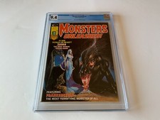 MONSTERS UNLEASHED 10 CGC 9.4 ORIGIN TIGRA FRANKENSTEIN COMIC MAGAZINE 1975 BB