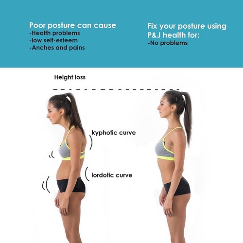 New NEOPRENE Breathable POSTURE CORRECTOR Bad Back Support LUMBAR SHOULDER Belts - Picture 10 of 13