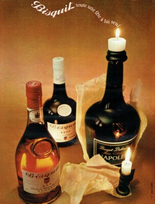 Advertising 1020 1966 Cognac Bisquit Napoleon Party All-One