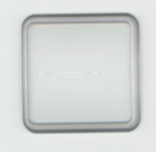 23.4 x 23.4 mm Sapphire Crystal replacement for Cartier Santos 100 Lds "CLARK"