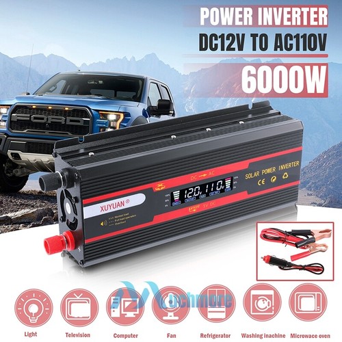 5000W 6000W Car Power Inverter DC 12V To AC 110V Sine Wave Solar Power Converter - 第 73/94 張圖片