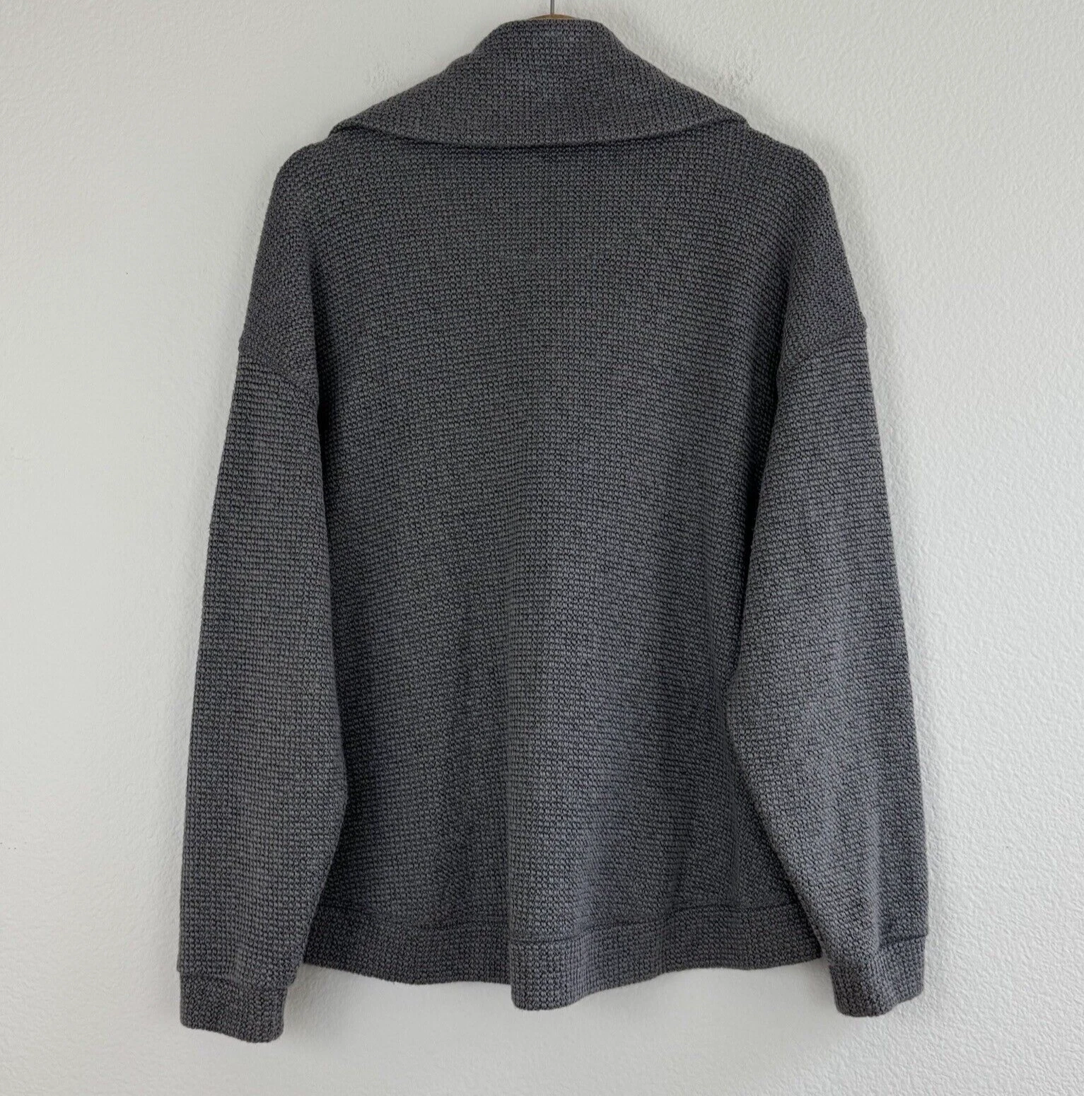 sweaty-betty restful boucle half zip collared athleisure sweatshirt