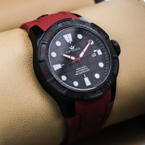Optima • OAKLAND Swiss Watch • Stainless Steel • 43.35mm • Automatic • 10ATM - Picture 6 of 10