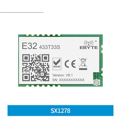 SX1278 LoRa Wireless Module RF Transceiver 433MHz 33dbm 12KM IPEX Stamp Hole