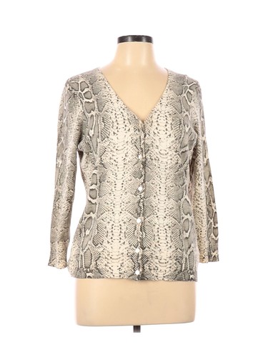 Van Heusen Women Ivory Cardigan L