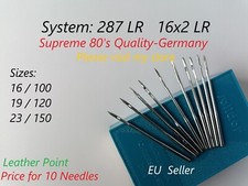 Ago in pelle 34 LR 287 LR 16x2 690 376 SY 2087 macchina da cucire industriale