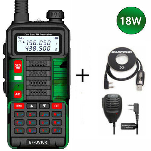 1/2 PIEZA BAOFENG UV-10R DOBLE BANDA UHF/VHF 2 VÍAS RADIO WALKIE TALKIE HAM DE LARGO ALCANCE - Imagen 33 de 50