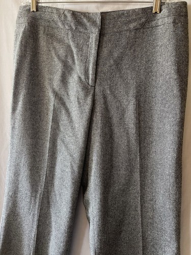 NINE WEST, Stretch, Women's 14 Black White Heather Dress Pants, Wool Blend, NWOT - Picture 2 of 11