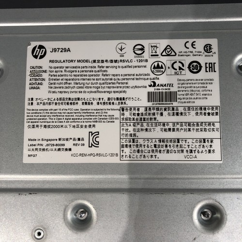 HP 2920-48G-PoE+ 48-PORT LAYER 3 SWITCH - J9729A - 4 DUAL PERSONALITY PORTS - Picture 7 of 7