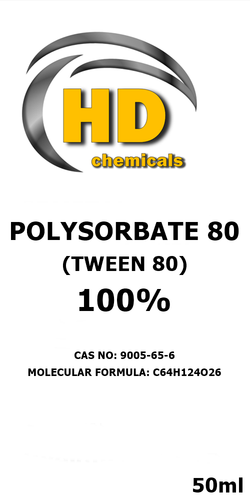 Polysorbate 80 Tween 80 Water Solubiliser, Emulsifier High Quality FREE UK PP