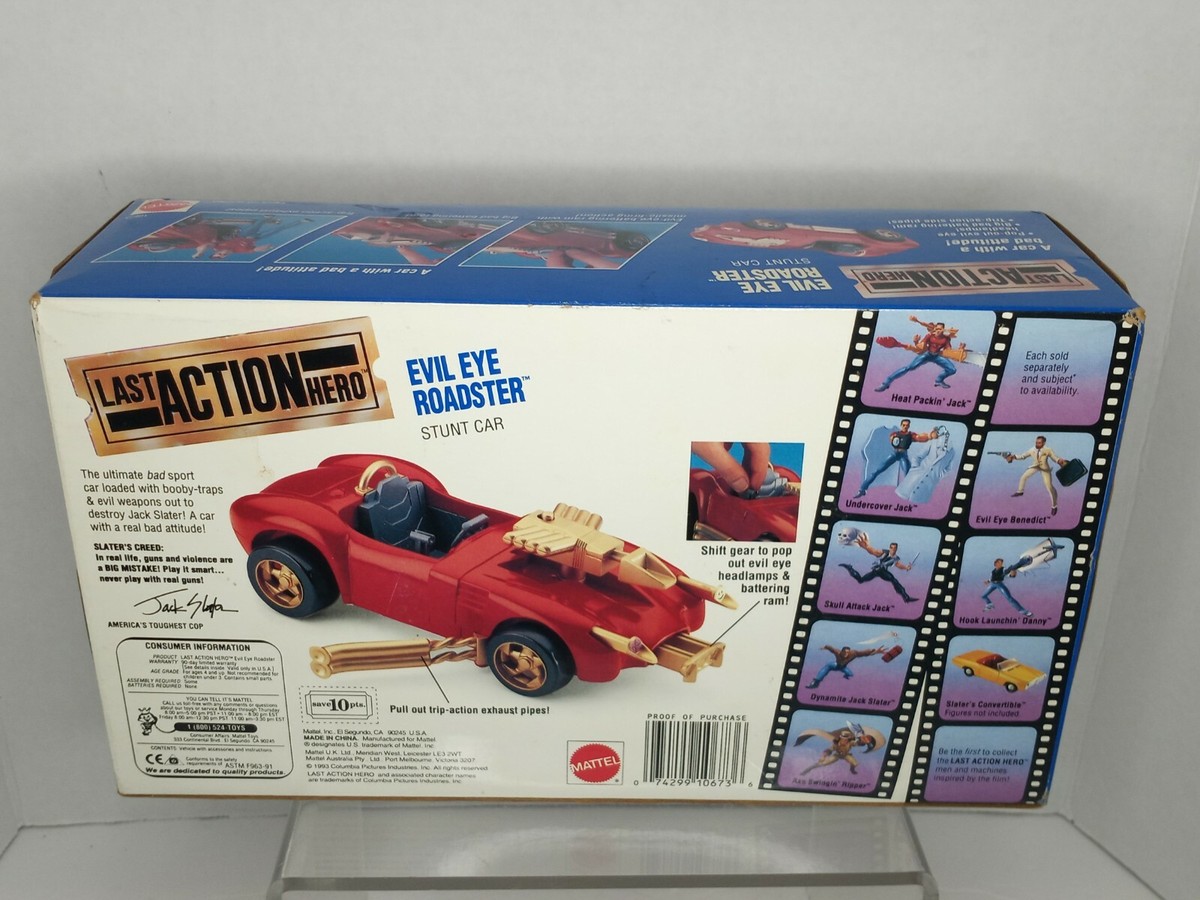 Last Action Hero Evil Eye Roadster Stunt Car From Mattel 1993 T367