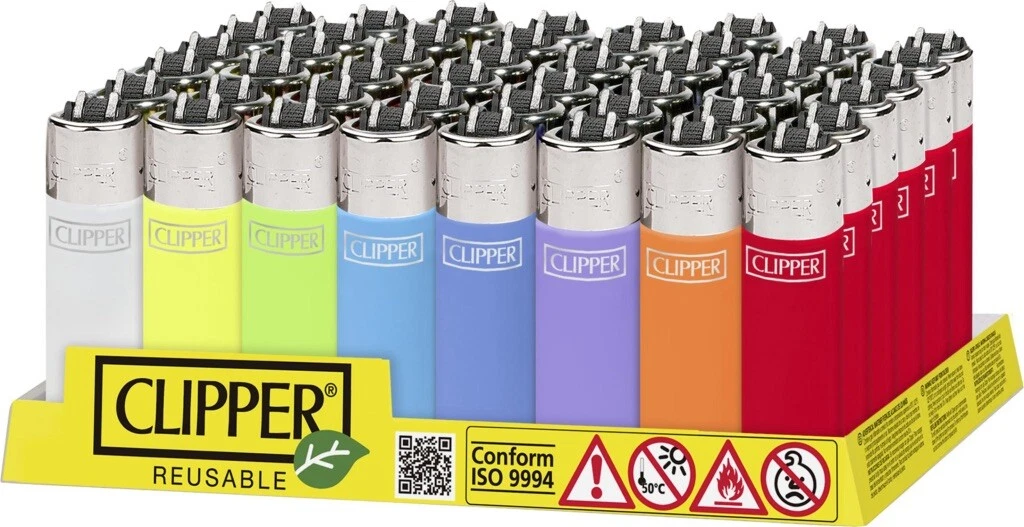 Lot De Briquets Clipper édition Collection – Designs Variés, Vitrine (neufs)