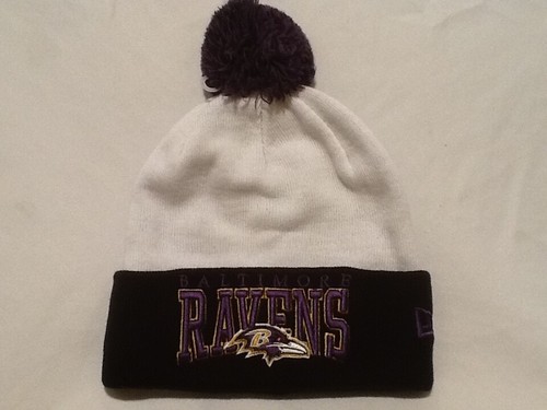 Baltimore Ravens Knit Pom Hat Beanie 