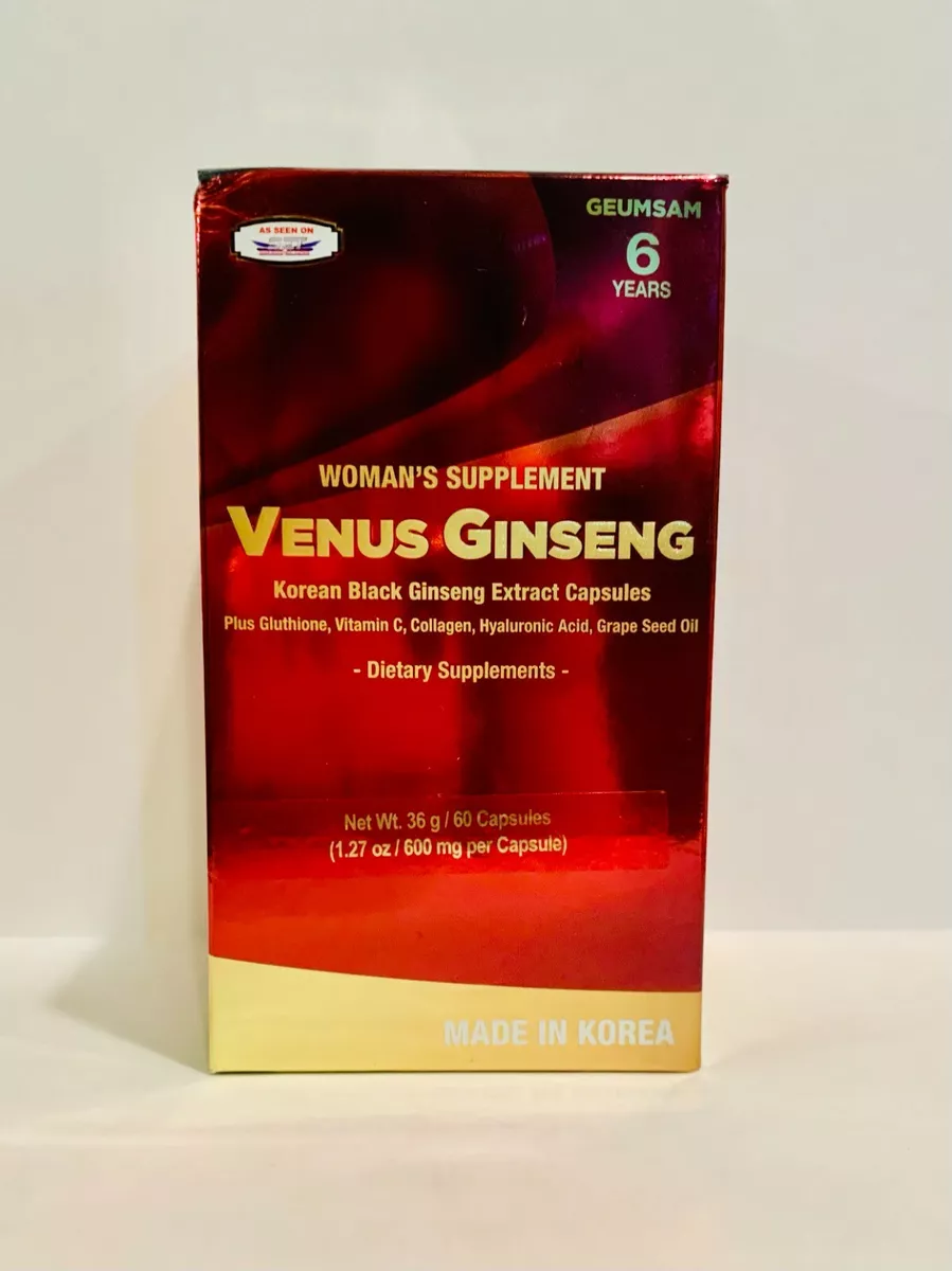 VENUS GINSENG -BLACK GINSENG EXTRACT 60 CAPSULES – CAO CỐT HẮC SÂM
