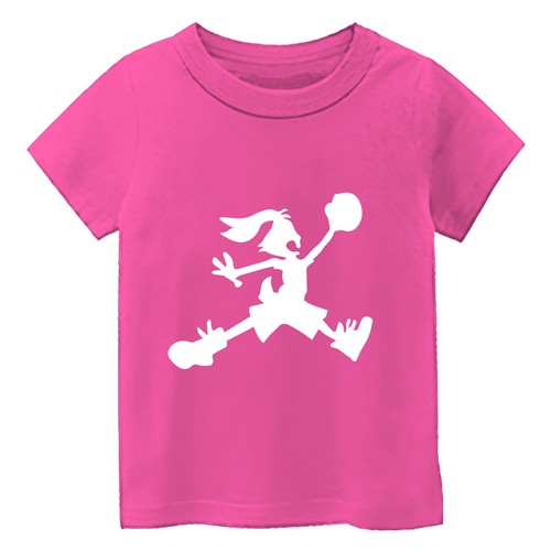Sports Bunny Kids T-Shirt Short Sleeves Graphic Basketball USA Cool Tee New Gift - Picture 9 of 13