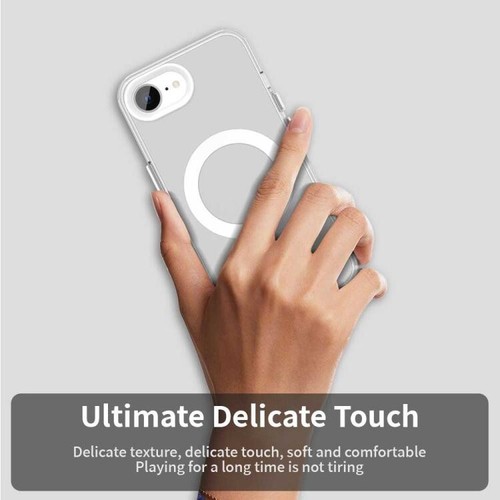 Cover Per iPhone 16e Candy Magsafe PC Hybrid TPU Custodia per telefono BIANCO - Foto 3 di 6