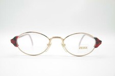 Vintage Zeiss 6608 4100 Gold Multicolored Oval Glasses Frame NOS