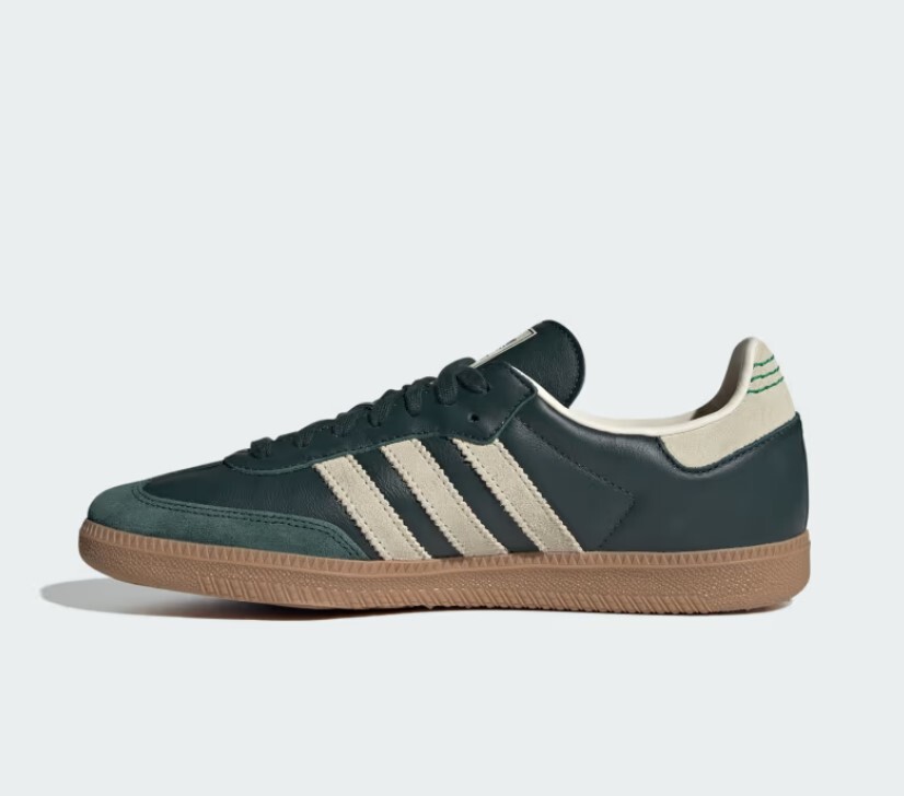 adidas Originals SAMBA OG MEN'S SHOES ID1483 Shadow Green / Cream