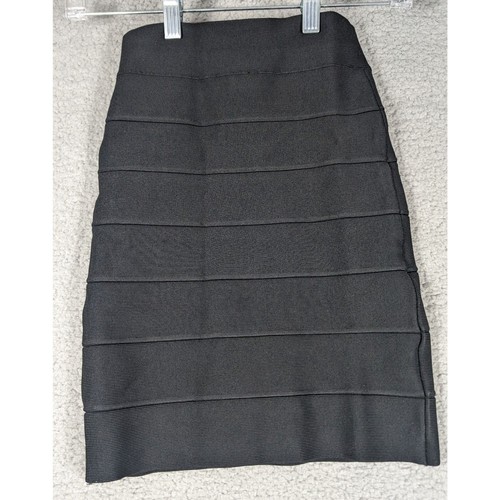 BCBGMaxAzria Skirt Womens Size S Black Pencil Skirt Simone Power Skirt