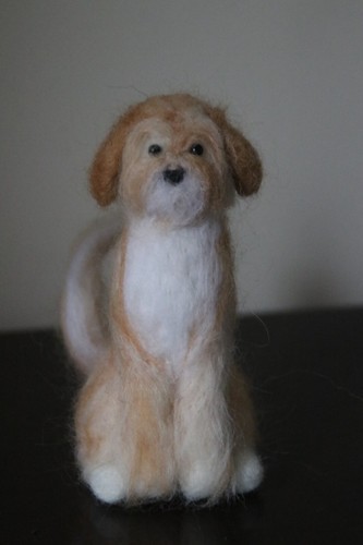 Needle Felted Shih Tzu, Lhasa Apso, Tibetan Terrier, Maltese models Free UK Post - Picture 3 of 26