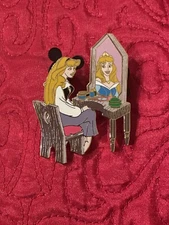 Disney Auctions Sleeping Beauty Briar Rose Aurora Vanity Blue Dress LE 500 Pin
