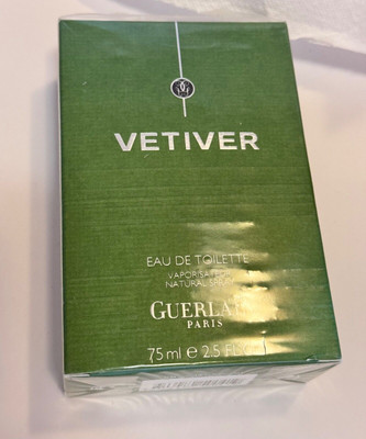    Profumo Vintage Guerlain VETIVER 75 Ml Edt. New|Sealed. 
